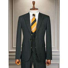 Taxi Giyim Üçlü Takım Elbise - Zara Kumaş - Petrol Yeşili - TG3ZPY13