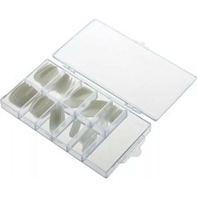 3b Trend Takma Tırnak Seti (100'LÜ Krem Protez Tırnak Takma Tırnak & 10 gr Fırçalı Yapıştırıcı