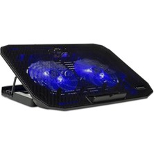 Royal Rain Store M40 Gaming Laptop Soğutucu Notebook Standı, Mavi Led,14-15.6-17 Inch Uyumlu, 2 Fan, 2 USB