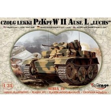 Mirage 35107 1/35 Ölçek, Pzkpfw II Ausf L Luchs Light Tank, Plastik Model kiti