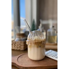 Orvila Mika Sert Plastik Kahve Bardağı ve Frozen Meşrubat Bardağı Cam Pipet Hediyeli 430 Ml.