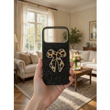 KumOziShop iPhone 17 Promax Uyumlu Fiyonklu Taşlı Kılıf