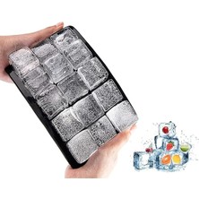 Royal Rain Store Buz Kalıbı, 15 Bölmeli Çok Amaçlı Buz Küpü Kalıbı, Kolay Serbest Bırakma Özelliği, Kahve ve Ev Yapımı Içecekler Için Ideal Dondurucu Kalıpları (2)