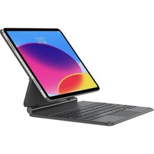 Royal Rain Store Ipad Pro 12.9" 2021.2022 5. 6. Nesil ile Uyumlu M1,m2 Magic Keyboard Touchpad Işıklı Klavyeli Kılıf