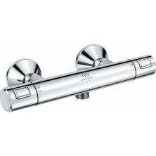 Ideal Standard Ceratherm T25 Termostatik Duş Bataryası-Krom