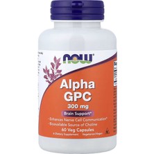 Now Alpha Gpc 300 Mg With Brain & Cognitive Phospholipids 60 Veg Caps