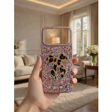 KumOziShop iPhone 17 Promax Uyumlu Fiyonklu Taşlı Kılıf