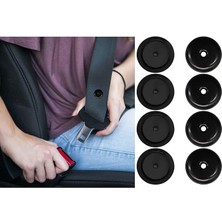 Royal Rain Store Takım Emniyet Kemeri Durdurma Düğmeleri, Kaymaz Emniyet Kemeri Durdurma Klipsleri Geçmeli Sistem, Kaynak Gerektirmez Emniyet Kemeri Durdurma Düğmesi Düğmeleri Emniyet Kemeri Tokasının Kemerin