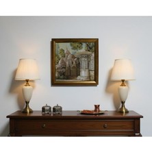 BELIEVE EYÜP SULTAN DOKUMA GOBLEN DEKORATİF  ÇERÇEVELİ PANO TABLO 37*37