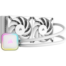 Royal Rain Store H100I Rgb Elite Sıvı Cpu Soğutucu - 240 mm Aıo - AF120 Elite Pwm Fan - Intel® Lga 1700, 1200, 2066, Amd® Am5 & Am4 Soket - Beyaz