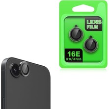 Royal Rain Store 16E Kamera Lens Koruyucu Temperli Cam Siyah