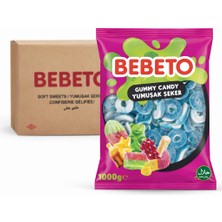 Bebeto Jelibon 12’li Paket 1 kg Ahududu Halka