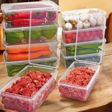 Royal Rain Store Adet 2 Lt. 10 Adet 1 Lt Kendinden Kapaklı Derin Dondurucuya Uygun Buzluk Saklama Kabı Düzenleyici