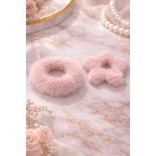 Nati Co Tasarım Peluş Saç Toka Seti