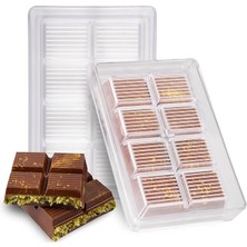 Royal Rain Store Çikolatası Için Kalıp, Sert Çikolata Kalıbı, Polikarbon Çikolata Kalıbı, Kırılmaz ve Esnemez 1:1 Gerçeklikte Dubai Çikolatası Elde Edin