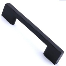 Royal Rain Store Adet (Sert Plastik) Köprü 128 mm Siyah Mobilya Mutfak Çekmece Dolabı Dolap Kulbu Kulpu Kulpları