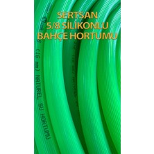 Sertsan Silikonlu Bahçe Hortumu 5/8 Yeşil Renk 15 Metre