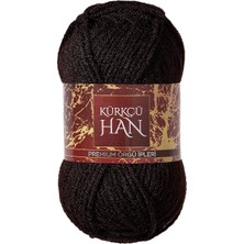 Royal Rain Store Han Dekor 100GR 100M El Örgü Ipi (Koyu Kahverengi)