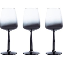 Royal Rain Store Home Lora 3'lü Kadeh Seti -Füme 430 ml