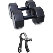 MarkEntegra 6 Adet Dambıl ve Sayaçlı Ayarlanabilir El Yayı