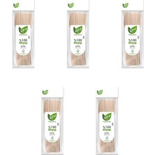 Royal Rain Store Doğaya Dönüş Ekolojik Doğal Doğa DOSTU%100 Ahşap Çatal - 16 Cm. - 8'li 5 Paket