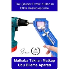 Svein #bileme Matkaba Takılan Matkap Ucu Bileme Aparatı Pratik Hızlı Ev ve Atölye Için Keskinleştirme