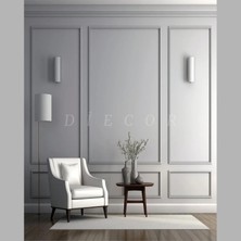 Diecor Dekoratif Boyanabilir Montaja Hazır 2.5cm Duvar Çıtası Kolay Uygulanır Ustalık Gerekmez