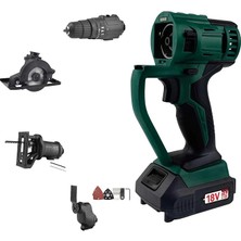 Royal Rain Store KLMS18-20 18 V 2 Ah Li-On Çift Akülü Darbeli Vidalama Multi Set