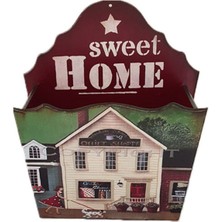 Şık ve Dayanıklı Ahşap Posta Kutusu, Bahçe ve Giriş Dekorasyonu Için Ideal