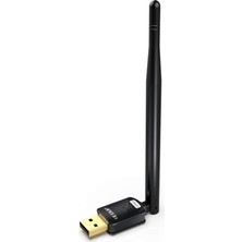 Royal Rain Store Pc Için USB Wifi Adaptörü, Masaüstü Dongle High Gain 6dbi Anten Desteği, Masaüstü Dizüstü Bilgisayar Desteği, Windows 10/8/7/xp/vista, Mac 10.6-10.11 ile Uyumlu