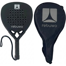 Rebuwo 12K Diamond Kesim Padel Raketi Gri 4043