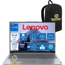 Lenovo Thinkbook 16 G6 Irl Intel Core I7-13700H 32 GB 2 Tb SSD 16" Wuxga IPS 300NİT WİN11PRO  Taşınabilir Bilgisayar + Okatech Çanta 21KH00V1TROKA09