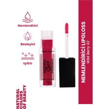 Bade Natural Nemlendirici Lipgloss Wild Berry 02 Dudak Parlatıcısı %100 Doğal