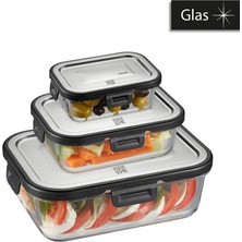 Gefu Mılo 3'Lü Gıda Saklama Kabı Dikdörtgen 400 Ml,600,1000 Ml