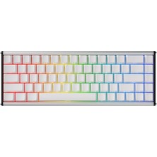 Royal Rain Store Alux 68 He Kablolu-8000hz Manyetik Switch Oyun Klavyesi Alümniyum Gövde Yapısı Beyaz - Cortex Switch