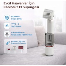 Yasomi M25 Max Kablosuz El Süpürgesi ve Evcil Hayvan Kiti 14000 Pa (Yasomi Türkiye Garantili)