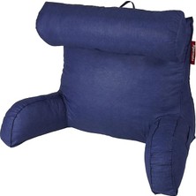 Royal Rain Store Tv Yastık, Kollu Yastık, Ayarlanabilir Sırt Destek Yastık, Boyun Desteği, Tv Yastık ve Üçgen Yastık, Fermuarlı Sırt Yastık, Bel Yastık (Lacivert)