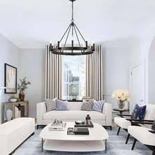 Ronisu Aydınlatma Vintage Avize Retro Ferforje Antika Avize