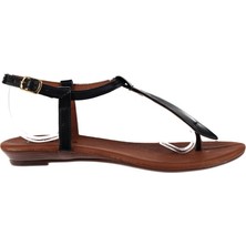 Fox Shoes Siyah Kadın Sandalet B548393509