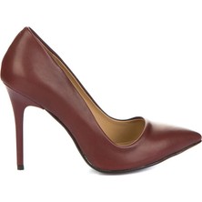 Fox Shoes Bordo Kadın Topuklu Ayakkabı 8922151909
