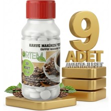 Ortem Kahve Makinesi Temizleme Tableti 30LU 45 gr X9
