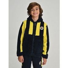 Fenerbahçe Çocuk Trıbun Çubuklu Peluş Sweat