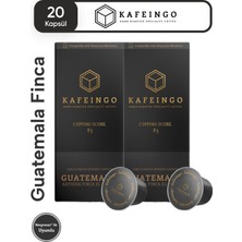 Kafeingo Guatemala Finca El Portal Kahve 20 Kapsül (Nespresso Uyumlu)