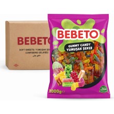 Bebeto Jelibon 12’li Paket 1 kg Meyveli Solucan