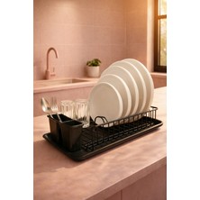 Paslanmaz Tek Katlı Tezgah Üstü Bulaşıklık ve Kaşıklık Seti