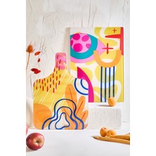 Iki Parça Cam Kesme Tahtası Seti, 25X35 Cm, Isıya Dayanıklı ve Kırılmaz