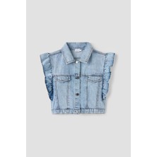 Lia Lea Bg Store Kız Çocuk Denim Yelek
