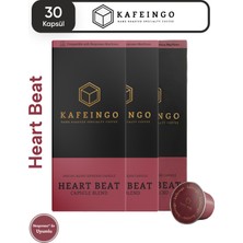 Kafeingo Heart Beat Kahve 30 Kapsül (Nespresso Uyumlu)