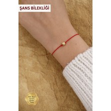 Silveranka Şans ve Sevgili Bilekliği | 925 Ayar Gümüş Dorika Ipli Bileklik