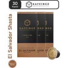 Kafeingo El Salvador Shasta Kahve 30 Kapsül (Nespresso Uyumlu)